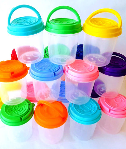 20 Sealed Handle Pots - Souvenirs in Assorted Colors 0