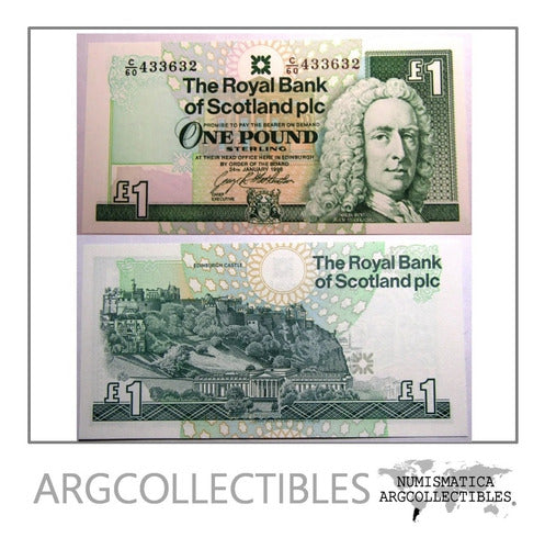 Escocia Billete De 1 Libra Esterlina 1996 Unc P-351c 0