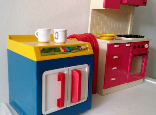 Juego De Cocina Para Muñeca Antiguo 7