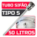 Tubo Sifão Tipo S Barril 50l - Com Pescador 47,6 Cm 1