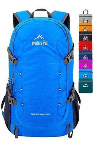 Mochila 40 L Para Senderismo, Trekking - B2 Azul. 0