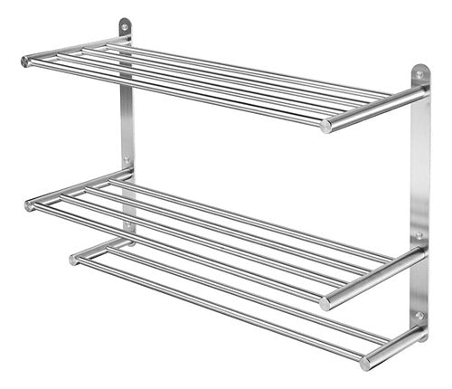 Toallero De Baño 3 Niveles Con Estantes De Hotel Multicapa D 0