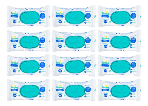 Pampers Kit Higiene Completa X12 Toallitas Humedas Bebes 48u 0