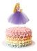 Pincho Topper Cake 25cm. Adorno Para Torta Rapunzel Disney 0