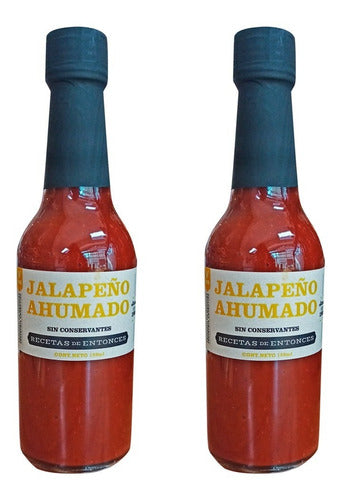 Recetas De Entonces Pack X2 Salsa De Jalapeño Ahumada 180 Ml 0