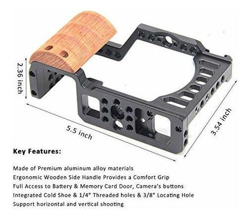 Easy Hood Jaula Para Camara Sony Alpha 7c/a7c/ilce-7c 5