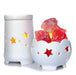 Peperina Essentials Electric Ceramic Warmer + White Salt Lamp 0