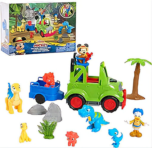 Disney Set Dino Safari Rover 16 Articulated Figures 0