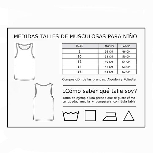 Naria Store Musculosa Niño Coca Cola Dibujo Art Logo - Maco1 1