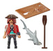 Playmobil Pirate with Rafts and Sharks Figure 70598 1