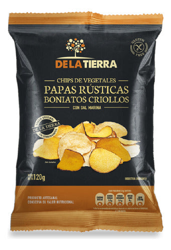 Chips De Vegetales Papas Y Boniatos De La Tierra 120 Grs. 0