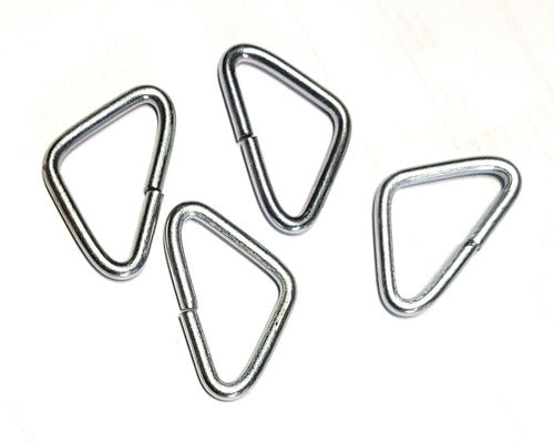 Set of 40 Zinc-Coated Trampoline Springs Triangles 0