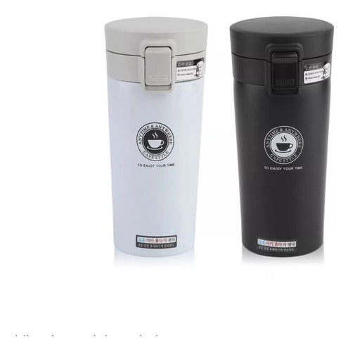 Uruventas Thermal Mug 380ml for Coffee Cappuccino Cold Juice Drink 0