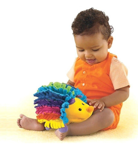 Fisher Price Baby Hedgehog Plush Early Stimulation Toy New 1