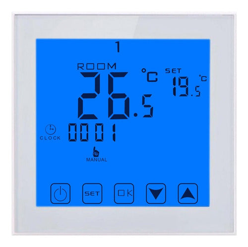 TMC Programmable Touch Thermostat for Electric Underfloor Heating 220V 0