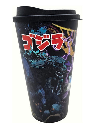 Official Godzilla Plastic Cup with Lid 0