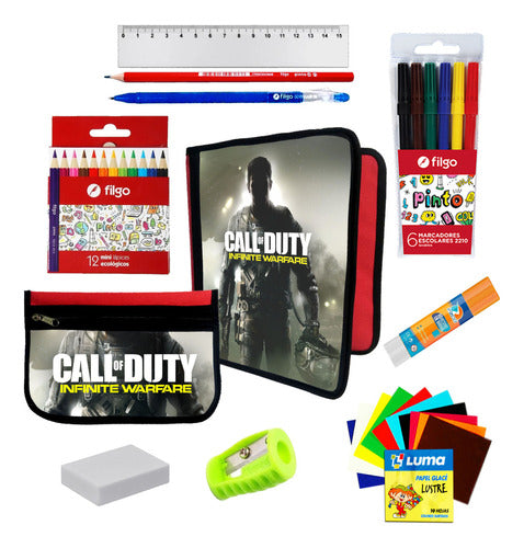 Marrotex Oferton Carpeta + Cartu + Utiles Call Of Duty #64 0