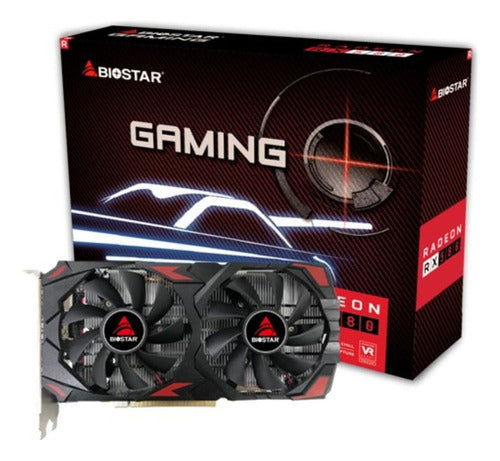 Tarjeta Video Biostar Rx580 8gb Ddr5 0