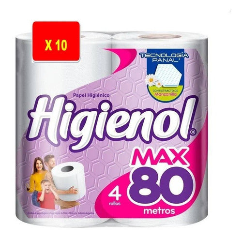 Higienol Max Chamomile Toilet Paper 80 m - Bag 2