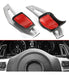 Silver Plastic Steering Wheel Shift Paddles for VW Vento Mk6 Golf Passat 2