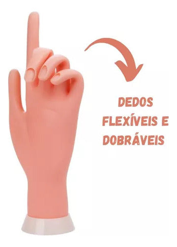 Mão Treinamento Manicure Unhas Gel Acrigel Porcelana Desenho 2