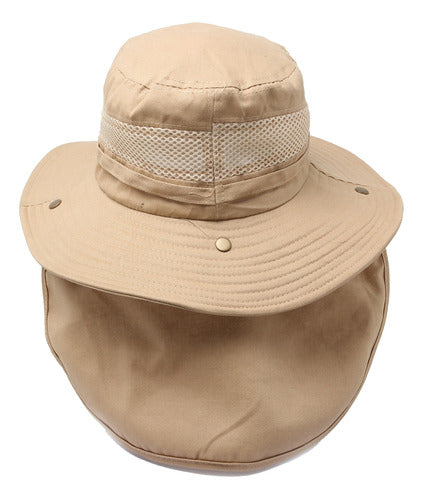 Australian Fishing Hat with Neck Flap - Elástica Brand 2