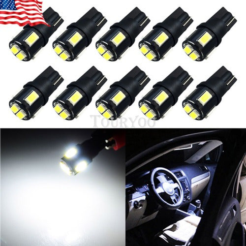 High Power 10 X SMD LED 6000K W5W T10 921 194 Interior Lights 0