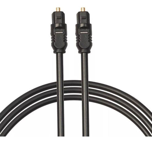 Cable De Audio Fibra Optica Tipo Toslink 3 Metros - Otec 0