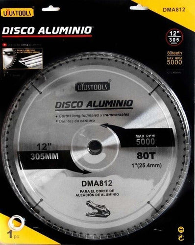 Carborundum Disco Corte Aluminio 12pLG 80t Dma812 - Ynter Industrial 0