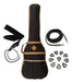 Musical Accessories Kit + Electric Guitar Case Bundle 0