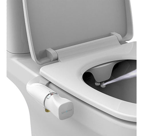 Aqua Genius Modern Bidet Adaptable to Any Toilet Model Nilo 0