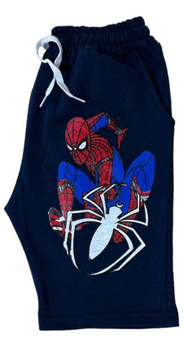 Lou Camila Short Rustic Bermuda Spider Man for Kids - Premium Print 5