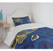 Lunarable Modern Bedspread, Ocean Marine Life Creature Shell 3