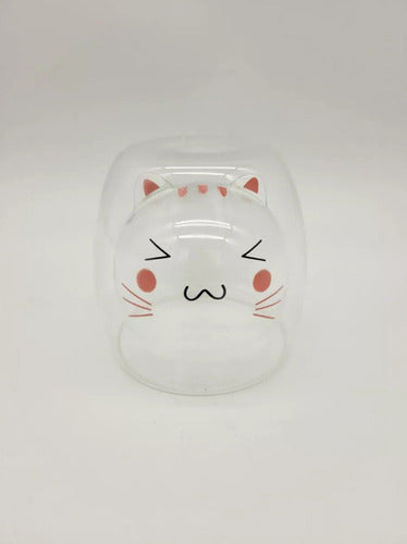 Zarco Double-Walled Glass Cat Cup 2