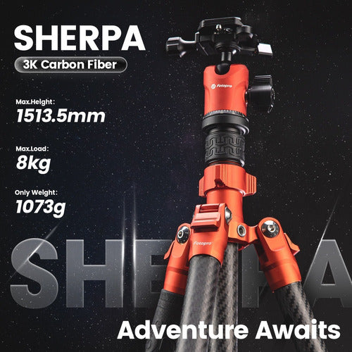 Fotopro Tripod/Monopod Sherpa - 1.52m Height, 8kg Load Capacity 1