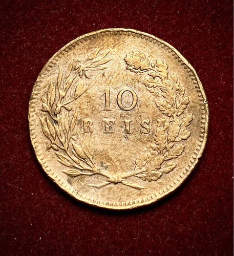 Moneda 10 Reís Portugal 1892 Km 532 Carlos 1 Bronce 0