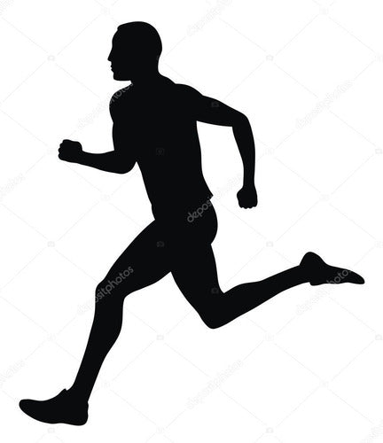 Topper Adorno Cartel  Torta Running Hombre O Mujer Corriendo 4