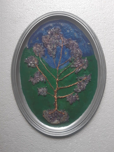 Taller Raíces Tree of Life Wall Decoration with Semi-Precious Stones 1