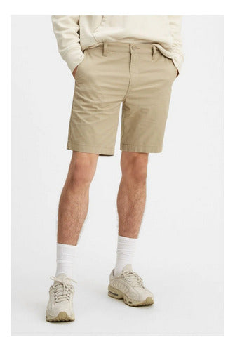 Levi's Beige/Black Chino Shorts 0