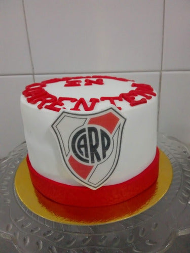 Tutto Dolce Catering Torta Club de Fútbol: Boca, River, San Lorenzo, Racing 6