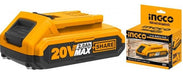 Ingco Lithium Battery 2.0 Ah 20V for Multiple Tool Line 0