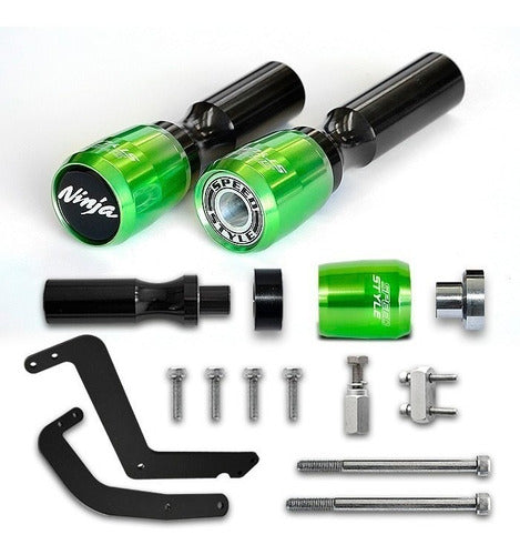 MK MOTOS Slider Carenado O Motor Kawasaki Ninja 250r Speed Style 0