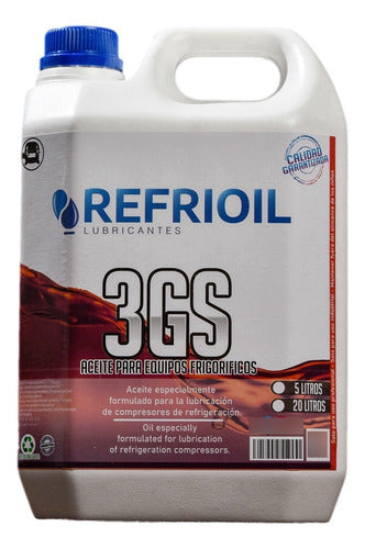 Refrioil Aceite 3gs Refrigeración R22 R502 R600 R290 X 5 L 0