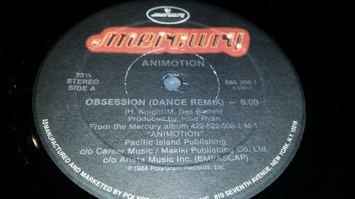 Animotion Obsession (dance Remix) Vinilo Maxi Usa Temazo 84 1