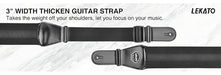 Lekato Guitar Strap for Bass and Electric Guitar 3 6