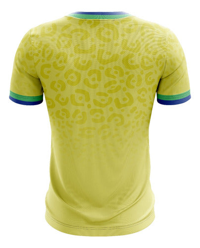 Sublimated T-shirt - Brazil Qatar - Customizable 1