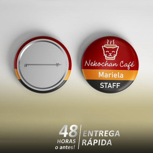 Nakazato Diseño 150 Pins Grandes Personalizado 75 Mm 3