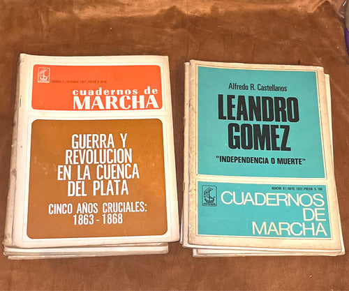 Cuadernos De Marcha Década Del 60 Lote De 8 Revistas Uruguay 0