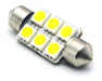 LED Lamp Plafon Auto Lamp 6 LED Ceiling License 12V 2