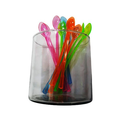 Mexedor Colher De Drink Neon 15cm Cor Sortida C/12un 1